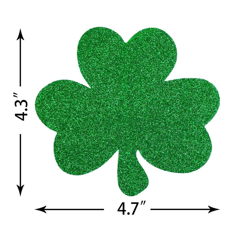 jollylife 12PCS St. Patrickâ€™s Day Shamrock Decorations - Lucky One Birthday Hanging Garland Irish Party Ornaments - Image 3